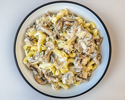 Exotic Mushroom Stroganoff