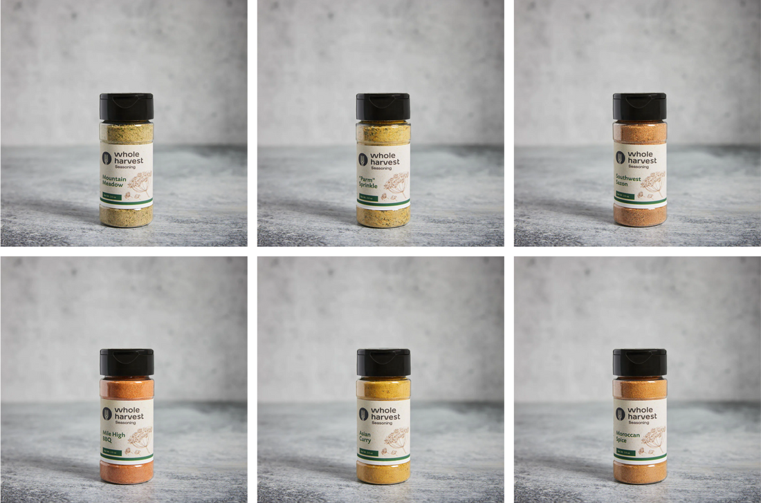 Introducing Whole Harvest’s SOS-Free-Compliant No-Salt Seasoning Blends – Seasoning without salt just got easier!