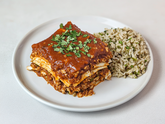 Jackfruit Enchilada Bake