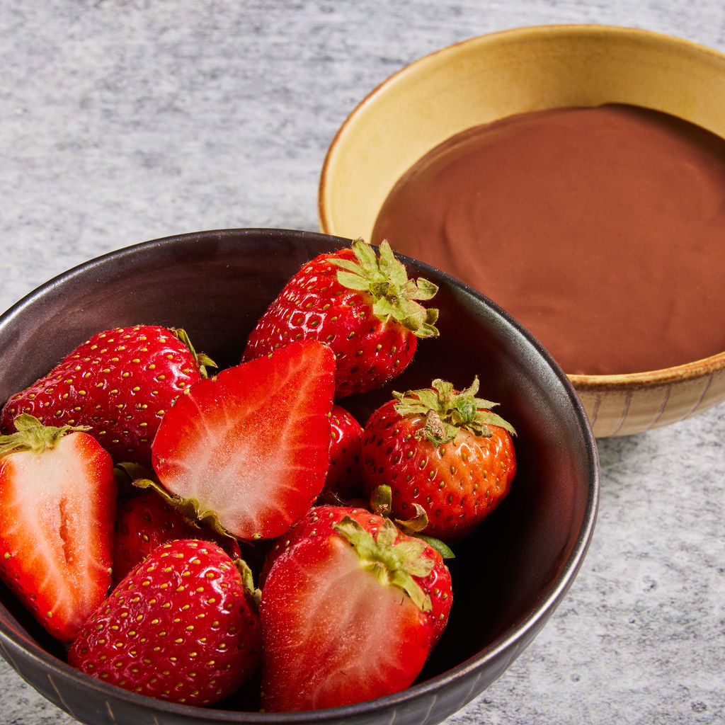 Strawberries with Chocolate Sauce
