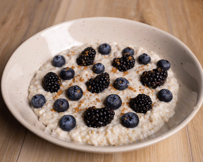 Steel-Cut Oats and Blueberries